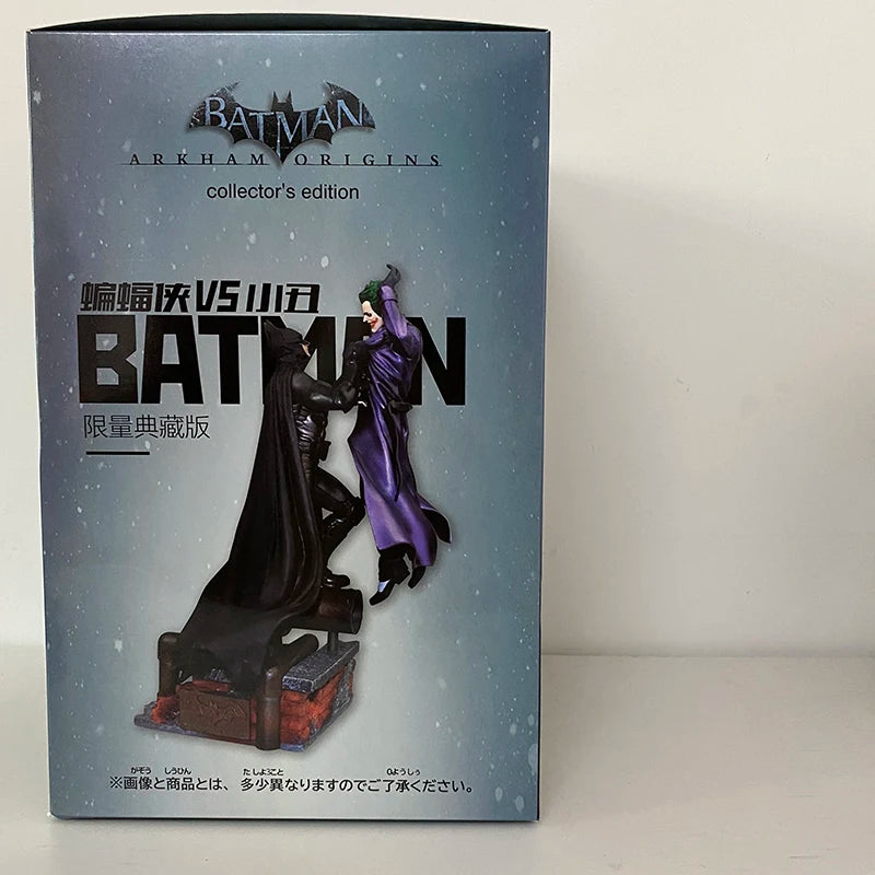 Batman VS Joker Action Figure Arkham Comic Anime Bruce Wayne Joker Figure With Base Big Statue Collection Model Halloween Gifts