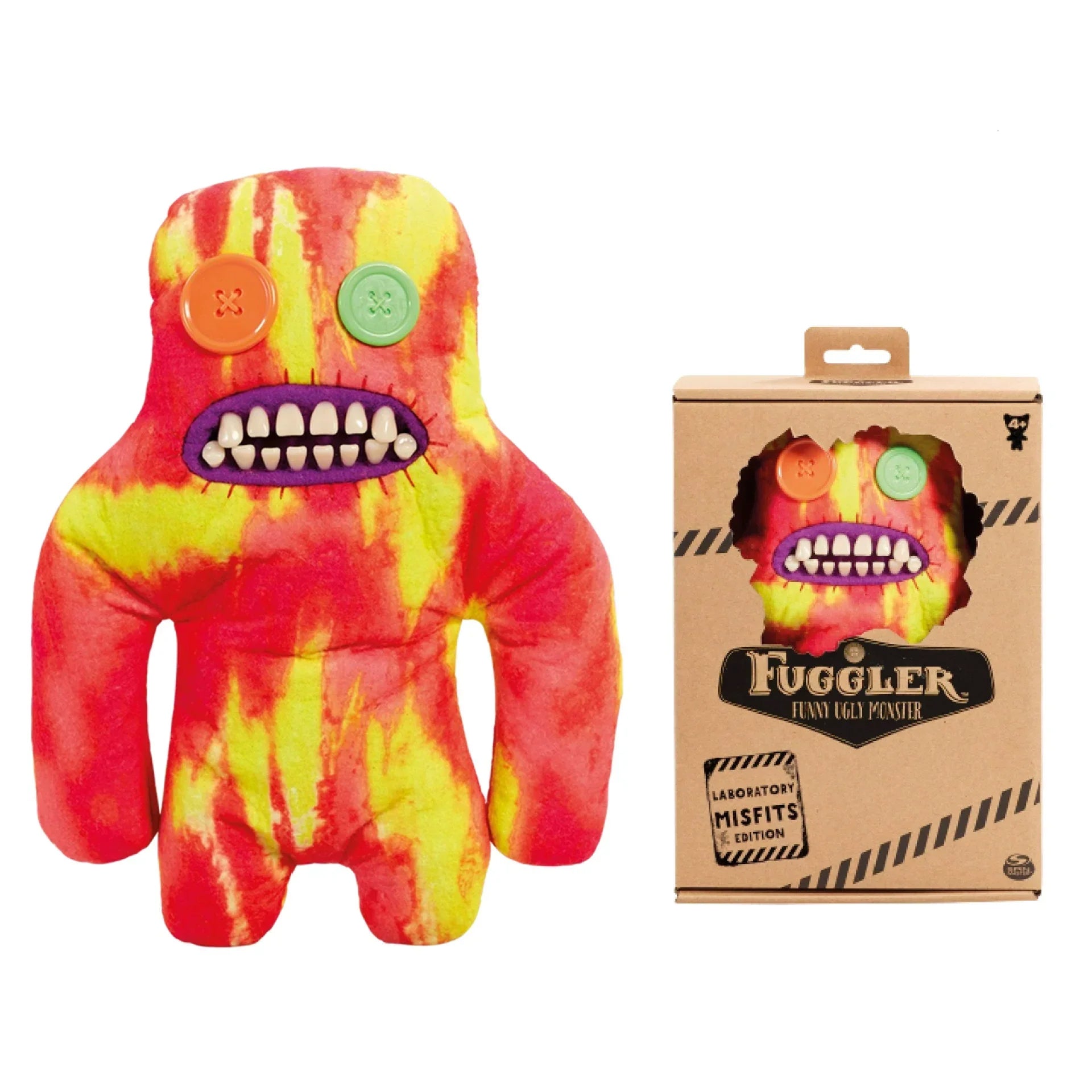 Fuggler Big Teeth Monster Pendant Keya Funny Ugly Big Tooth Monster Toy Bag Plush Keychain Pendant Doll Holiday Gifts