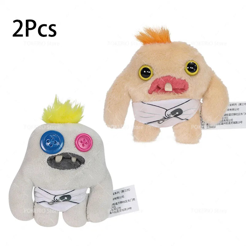 Fuggler Teeth Monster Plush Doll Little Monsters Baby Series Funk Teeth Treasure Ugly Monster Collectible Toys Holiday Gifts