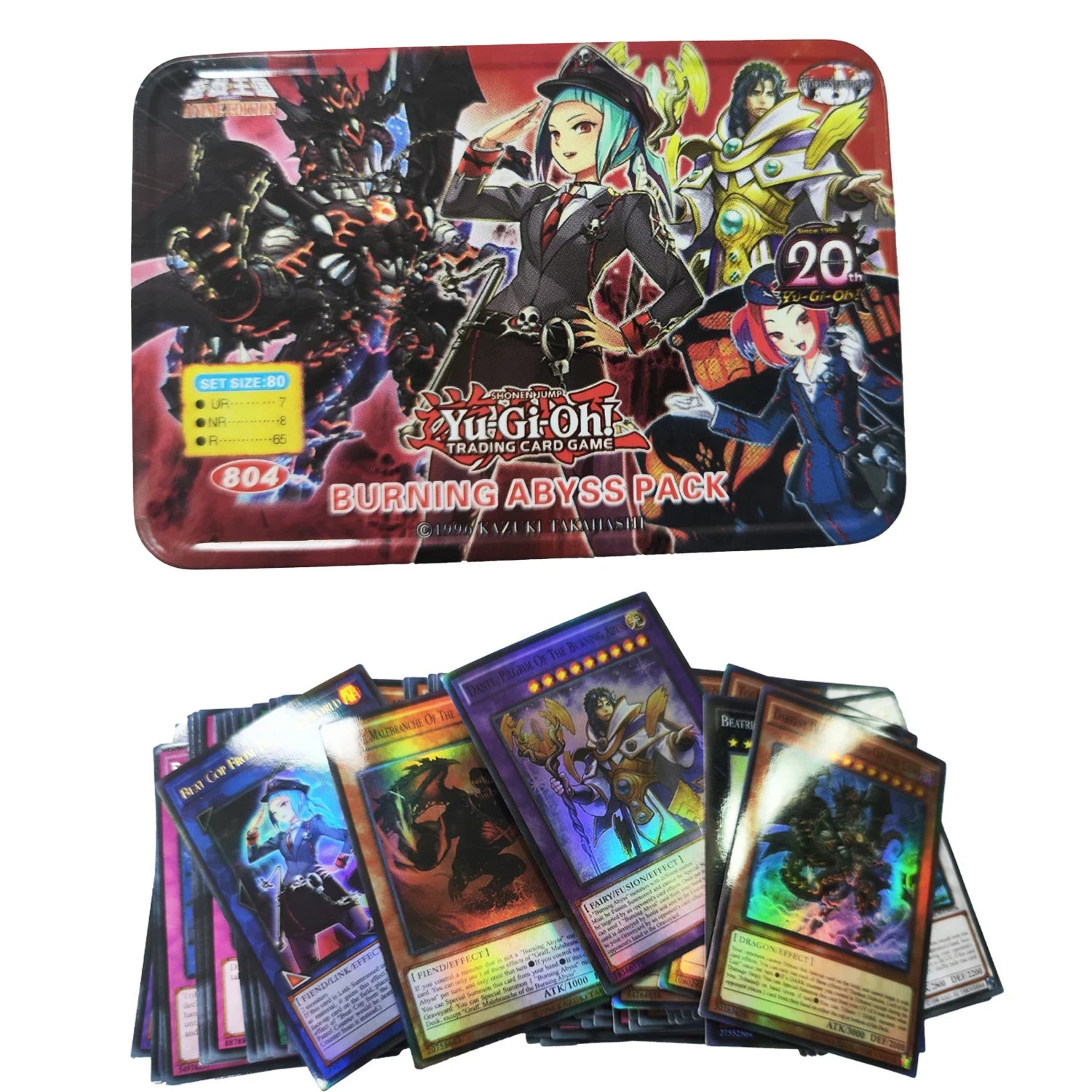 Yu Gi Oh Cards PHARAOH PACK Card English Holographic Golden White Dragon Duel Game Collection Card with Tin Box