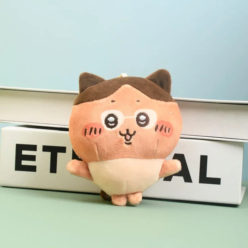 13cm Japanese Cartoon Beach Chiikawa Animated Plush Doll Usagi Keychain Pendant Hachiware Swimsuit Cute Plush Toy Girl Gift