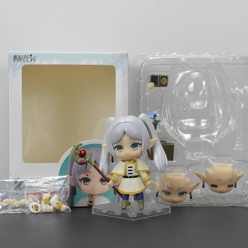 10cm Anime Frieren Mimic Action Figure GK Beyond Journey's End Frieren Figures Q Version PVC Collection Figurine Toys Gift