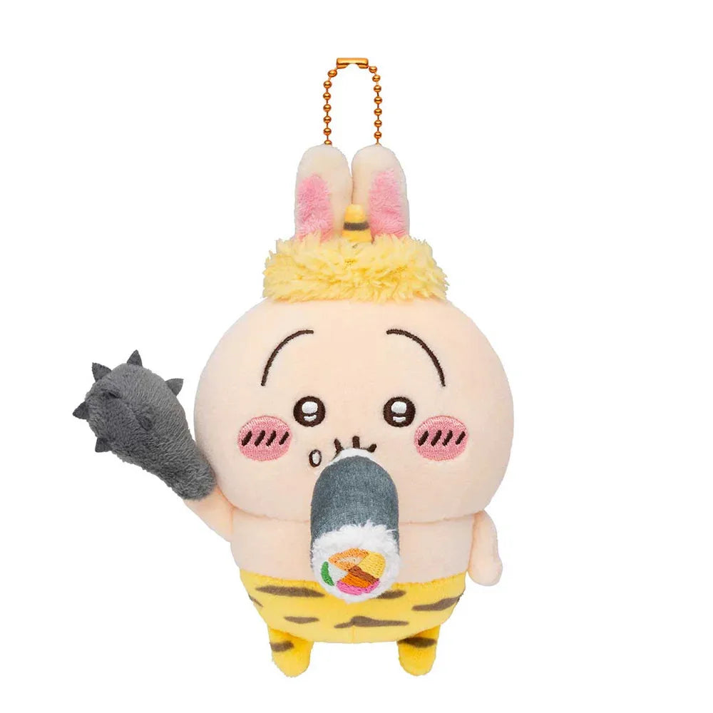 New Chiikawa Kawaii Anime Usagi Plush Keychain Cute Cartoon Hachiware Backpack Pendant Plush Toy Accessories Girl Gifts