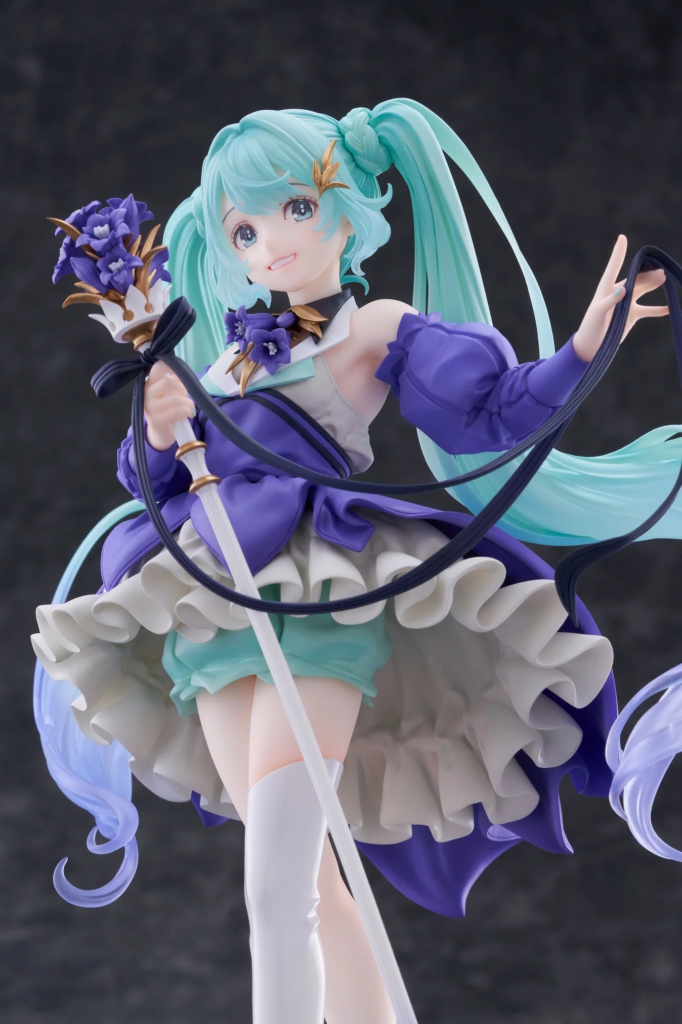 Taito Vocaloid Hatsune Miku 2024 Birthday Flower Ver. Figure Amp 21cm Figurine Collectible Anime Model Toy Kid Gifts