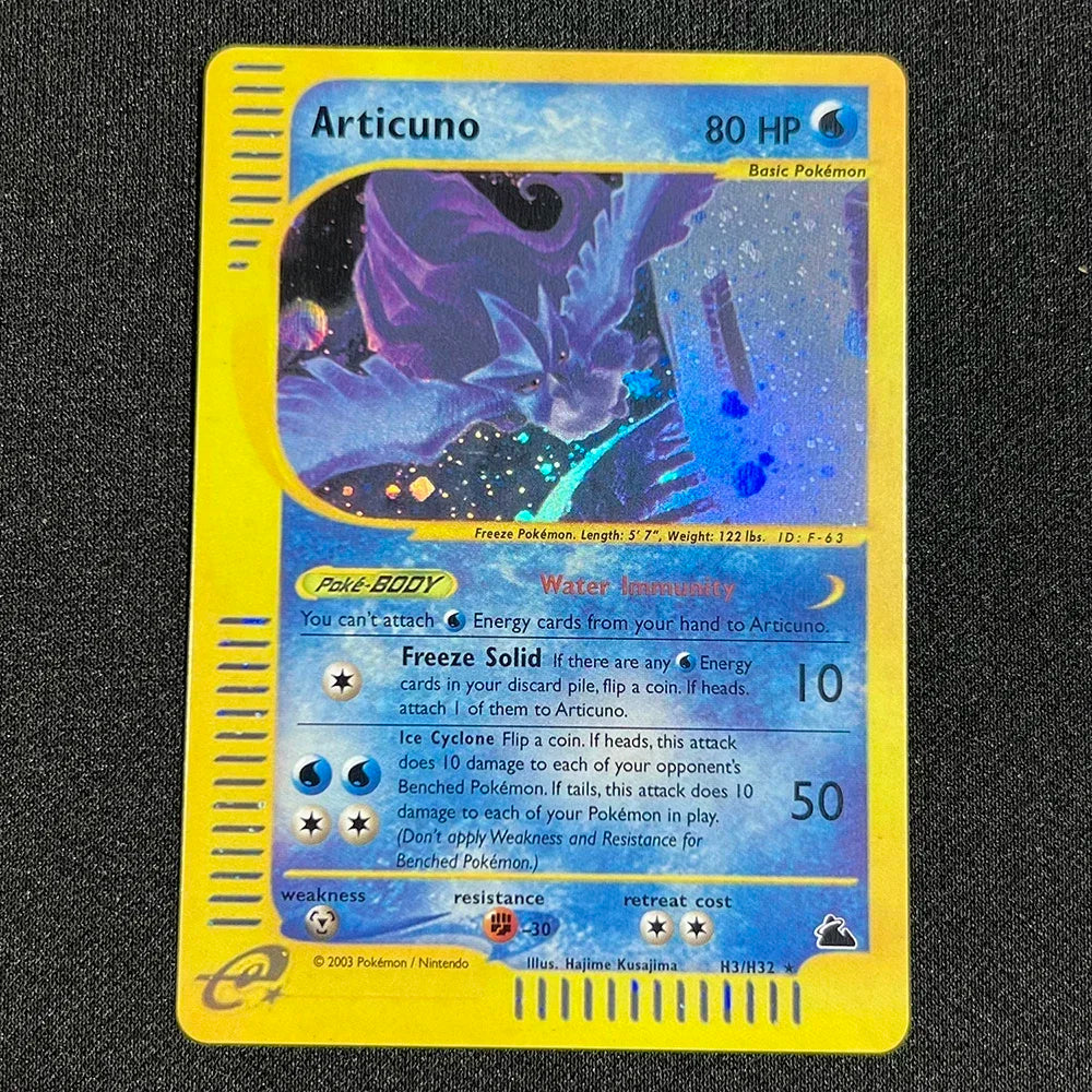 PKM Single Cards 1st Edition E-Card Celebi Charizard Skyridge (SK) Foil Cards Zapdos Aquapolis Classic Game Collection PROXY