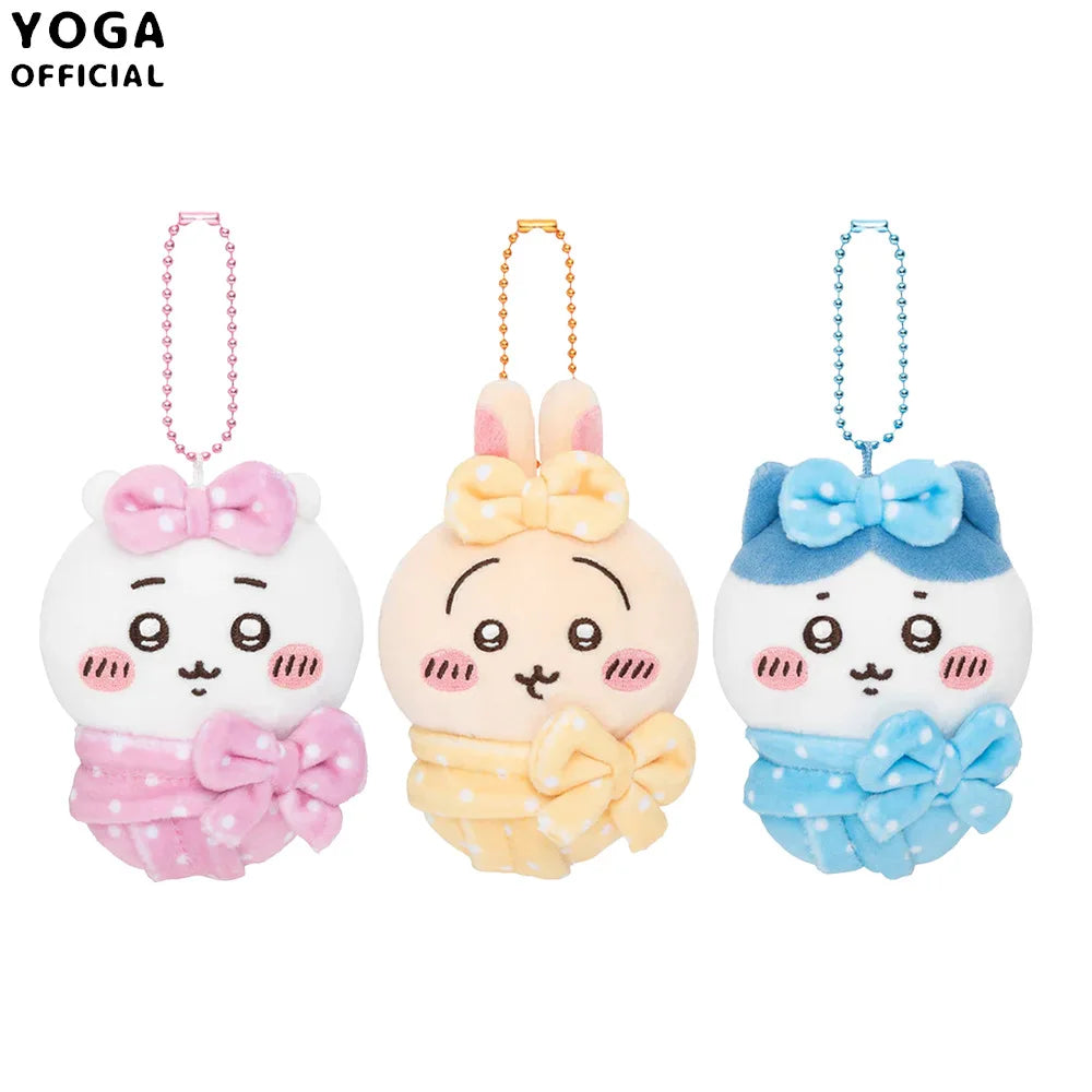 Kawaii Chiikawa Sleeping Baby Series Plush Doll Backpack Pendants Anime Usagi Girl's Heart Cute Plush Keychain Girls Gift