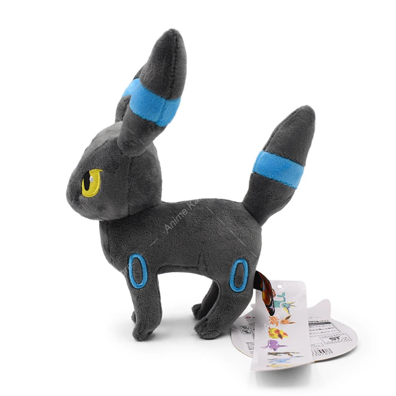 Shiny Umbreon Stuffed Toy Pokemon Plush Toys Kawaii Eeveelution Umbreon Peluche Cartoon Animal Dolls