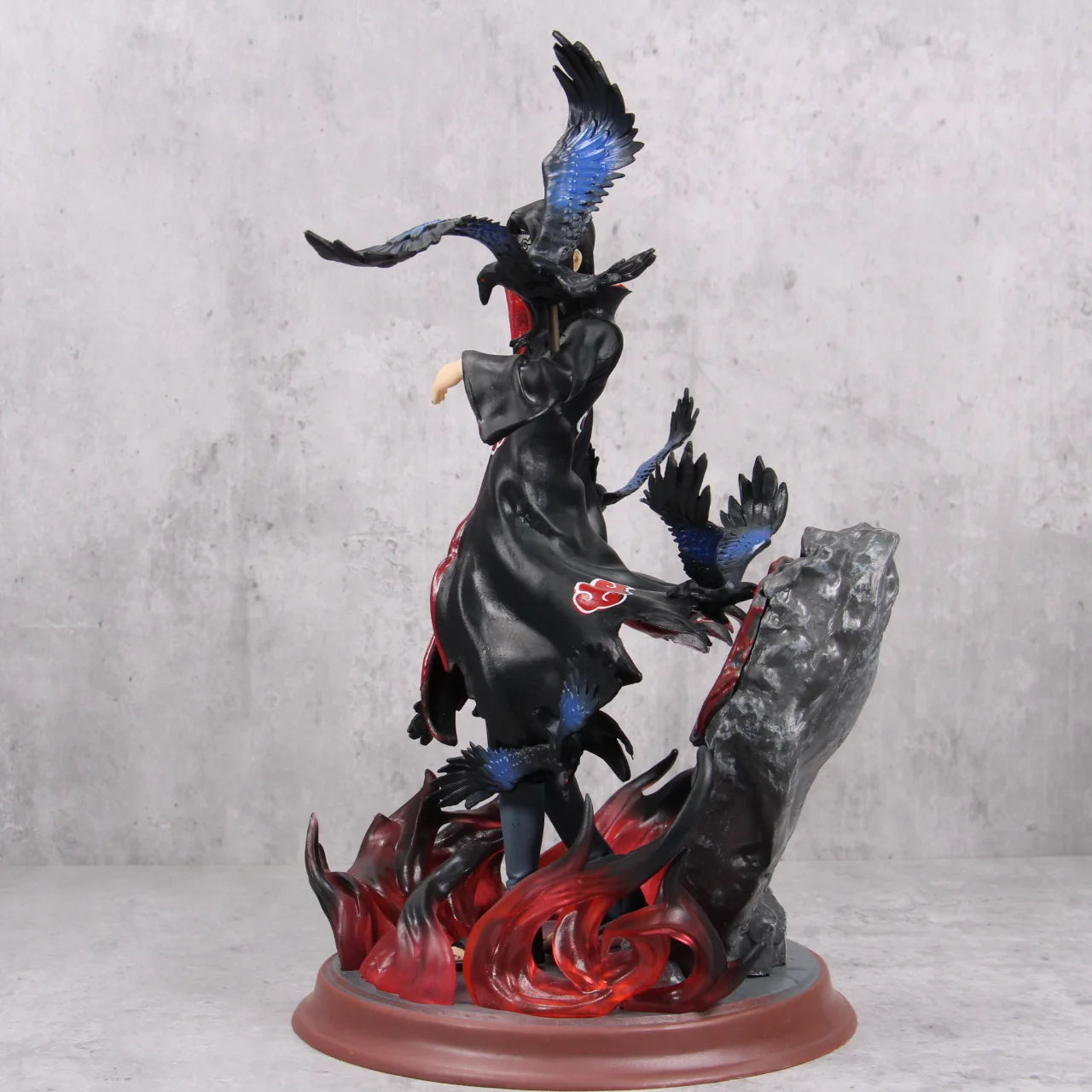 Naruto Crow Hall Itachi GK Uchiha Itachi Statue Anime Model Ornaments Hand-made Collection Gift, Naruto Anime Figure Uchiha Itachi Pvc Action Figure