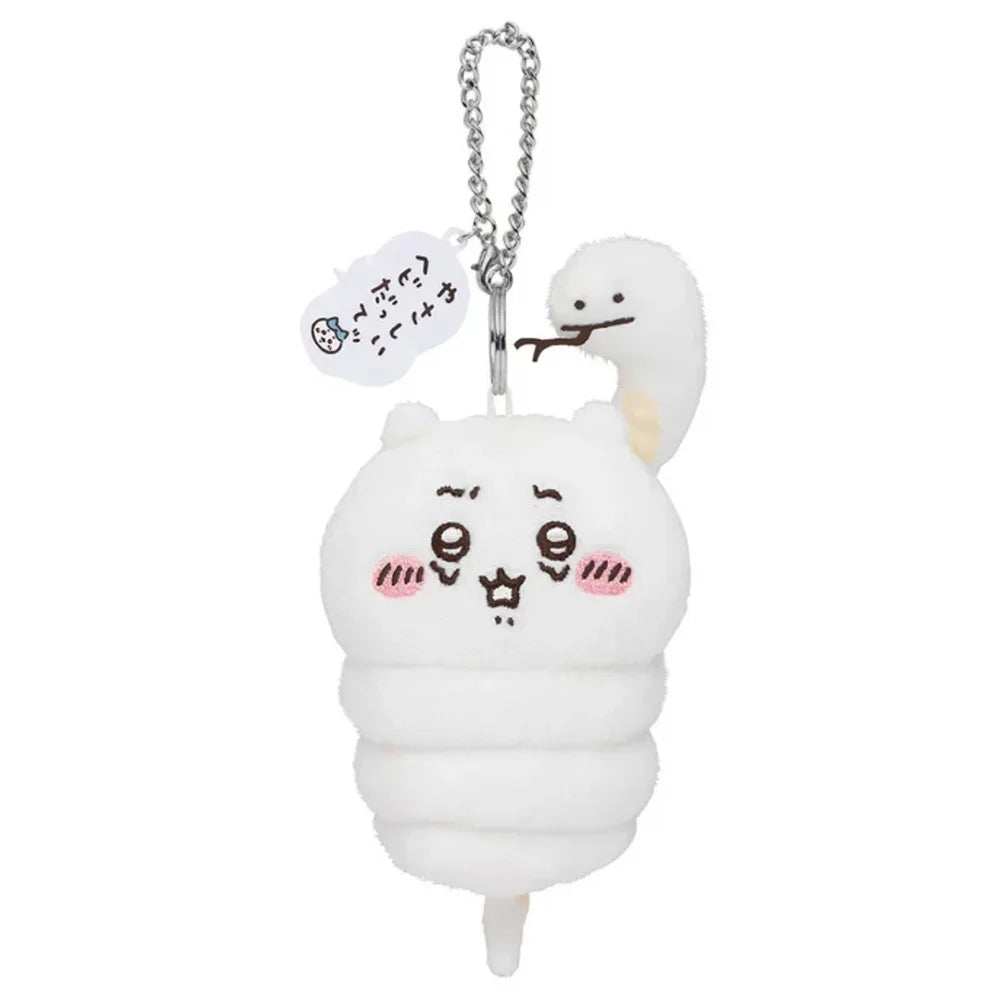 11CM Kawaii Chikawas Hachiware Usagi Plush Keychain Pendant Soft Stuffed Cute Cartoon Plush Doll Toy Bag Pendant Gift