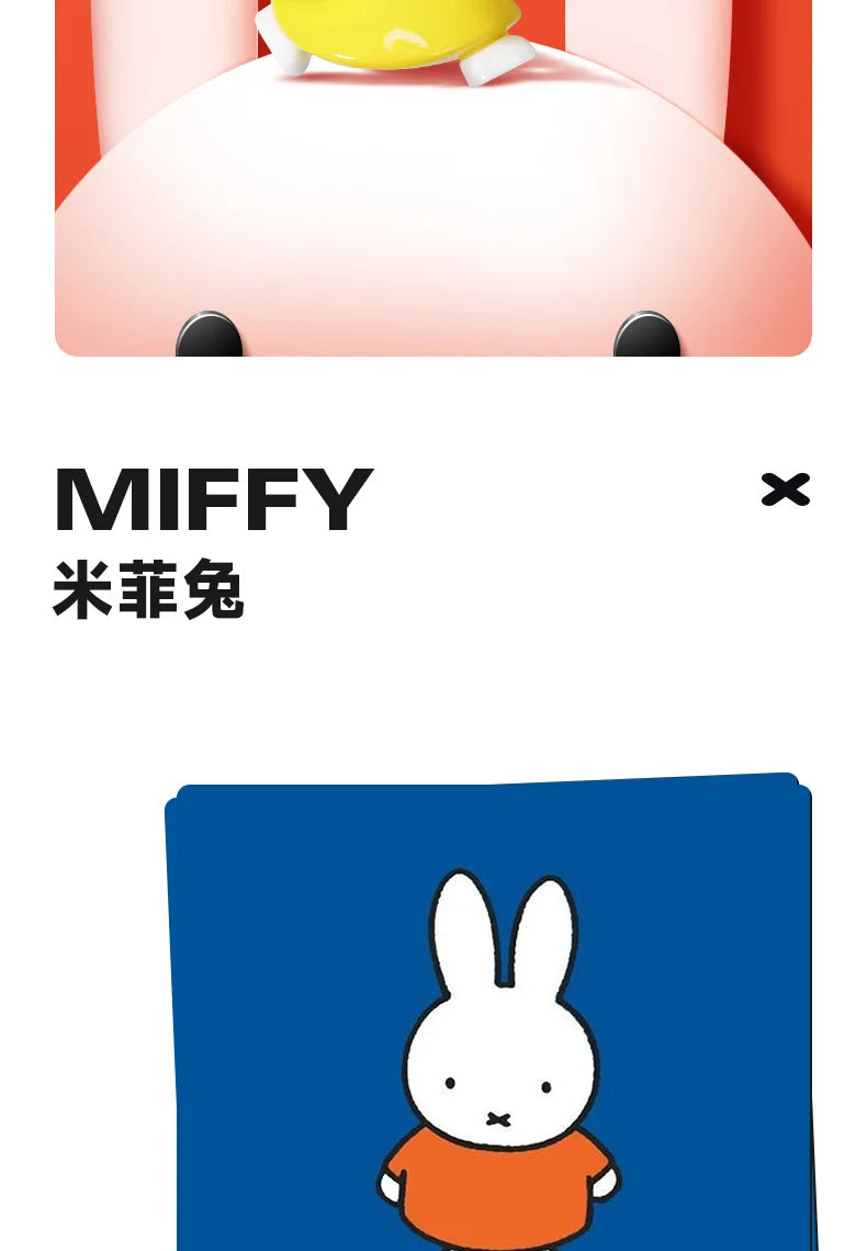 Kawaii Miffy Cute Doll Fruit Series Keychain Backpack Pendant Boy and Girl Toy Gift