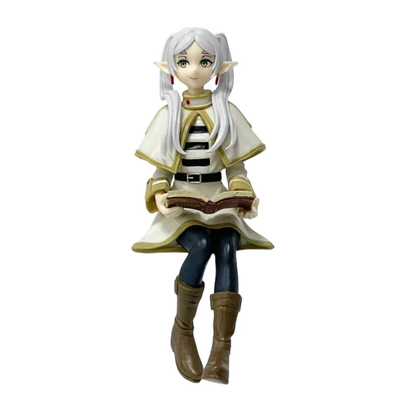 14cm Frieren: Beyond Journey's End Anime Figure Sitting Fern Action Figures Frieren Noodle Stopper PVC Model Statue Collection