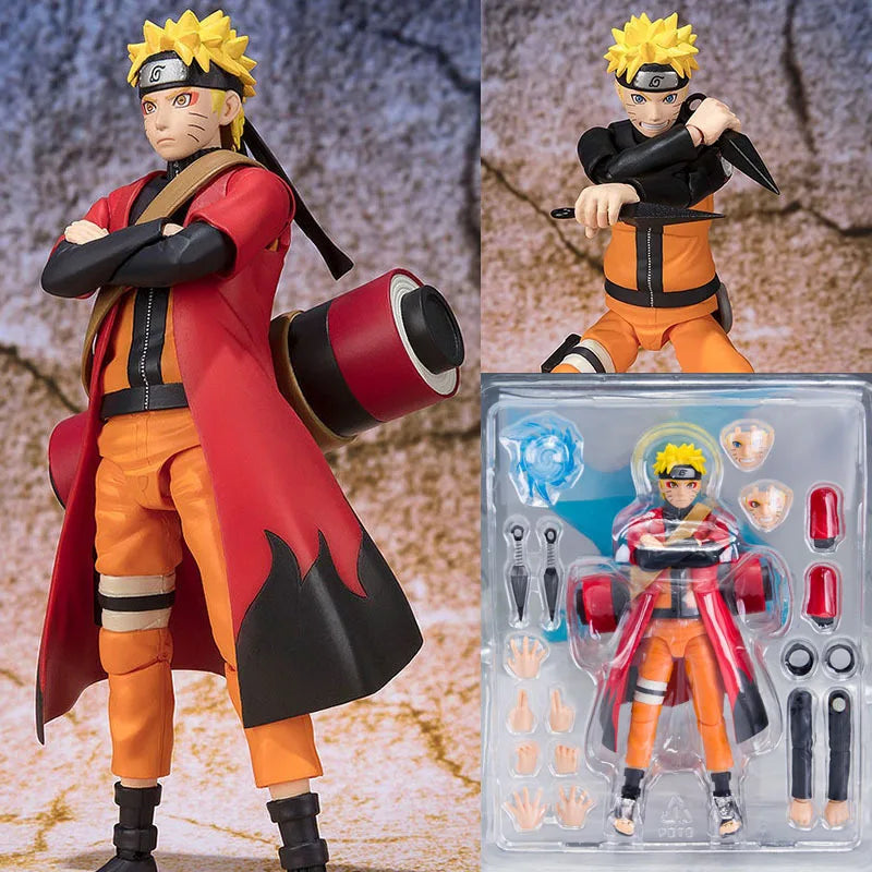 Action Anime NARUTO Gaara Kakashi Uzumaki Boruto Uchiha Madara Sasuke Model Toys for Kids Adult Home Room Car Decoration Gift
