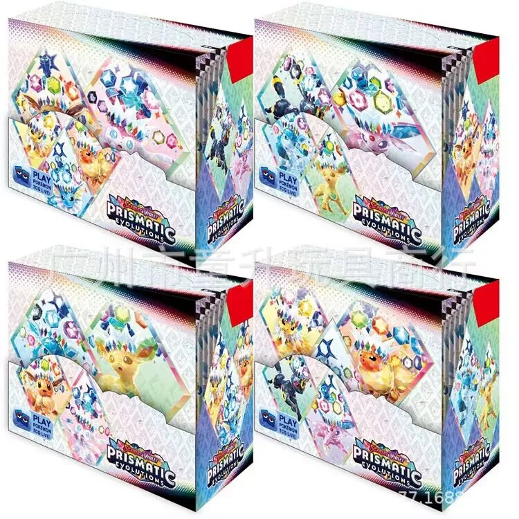 324/360 Pcs/Set Pokemon Card SCARLET&VIOLE 151 Prismatic Evolutions PALDEAN FATES English Booster Battle Transaction Card