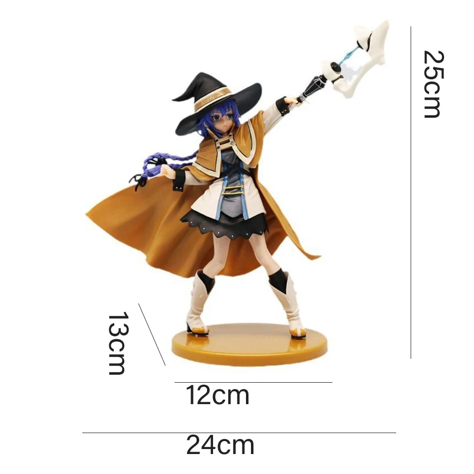 25cm Magician Roxy Migurdia Action Figure Mushoku Tensei:Jobless Reincarnation Anime Figure PVC Adult Collection Model Doll Toys