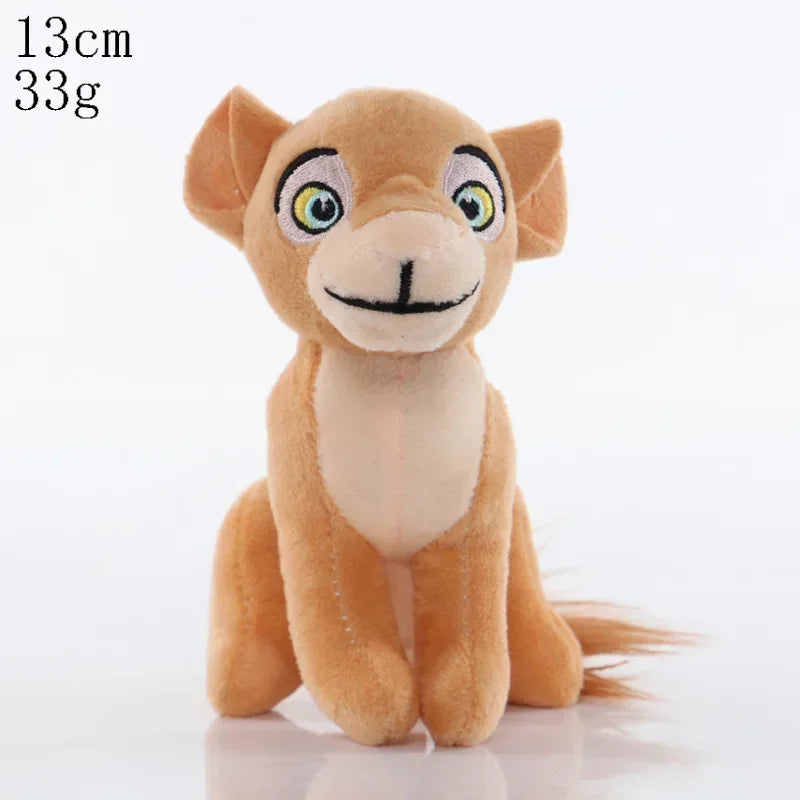 12CM 21CM The Lion King Plush Toys Cartoon Simba Nala Soft Stuffed Animals Dolls Anime Plushine Keychain Kids Festival Gift