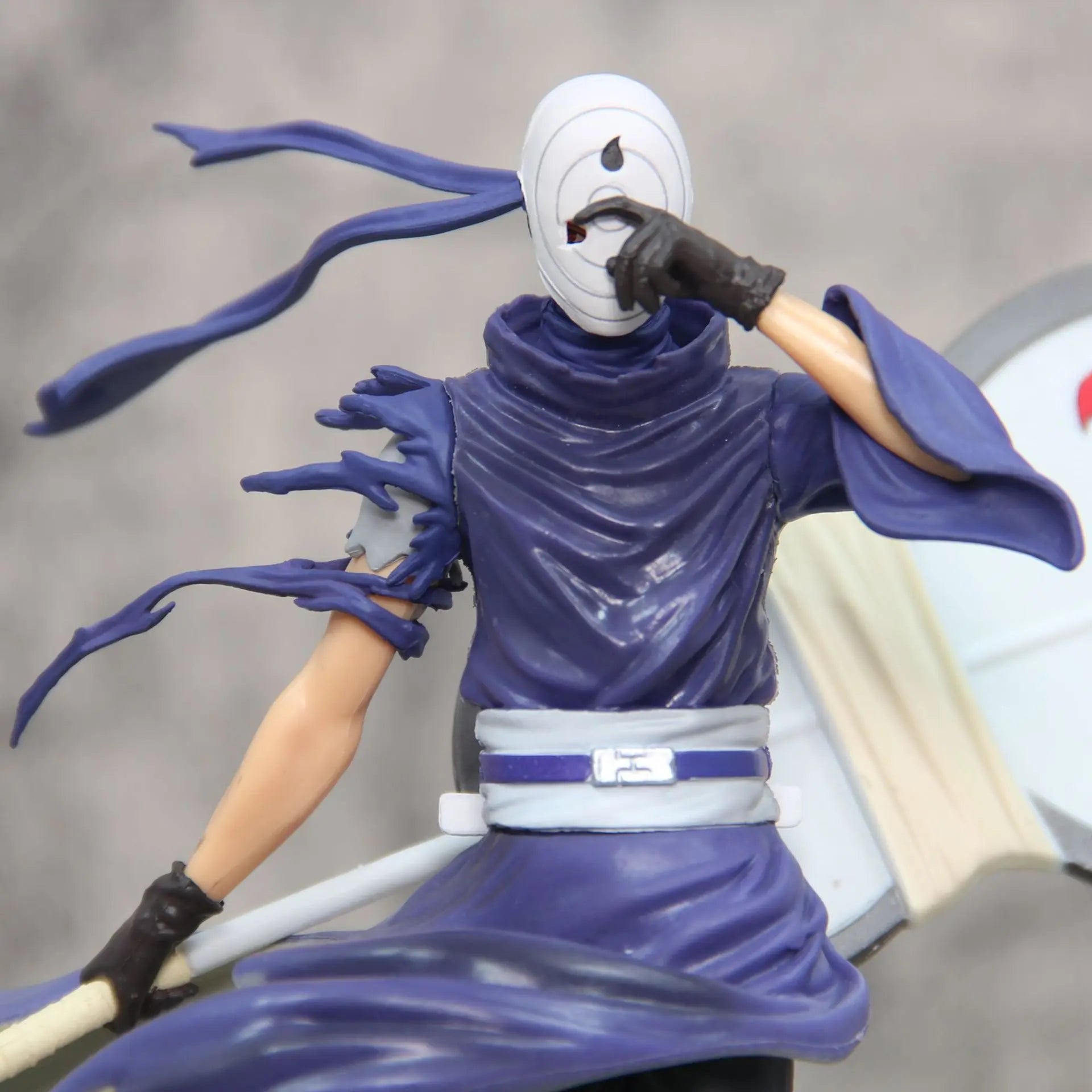27cm Naruto Anime Figures Gk Ten Year Ninja Uchiha Obito Akatsuki Double Head Interchange Model Action Doll Collectable Boy Toys