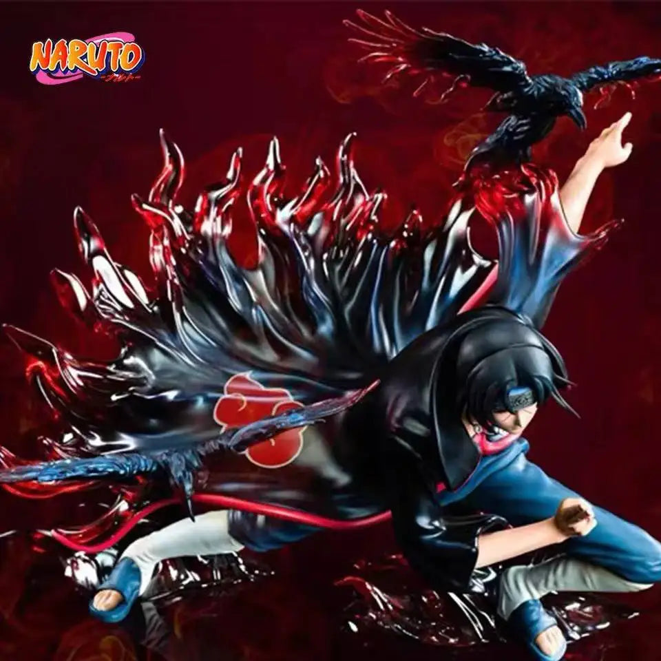 Naruto Anime Subduction Itachi Uchiha Action Figure Raven Itachi PVC Model Collection Toys for Kids Gift