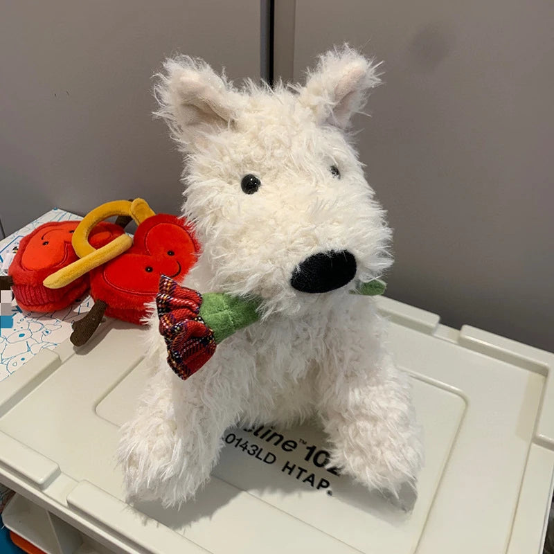 Jellycat with tags West Highland Confession Puppy Plush Rogrand Terrier Dog Companion Doll Valentine's Day Gifts Stuffed Toys