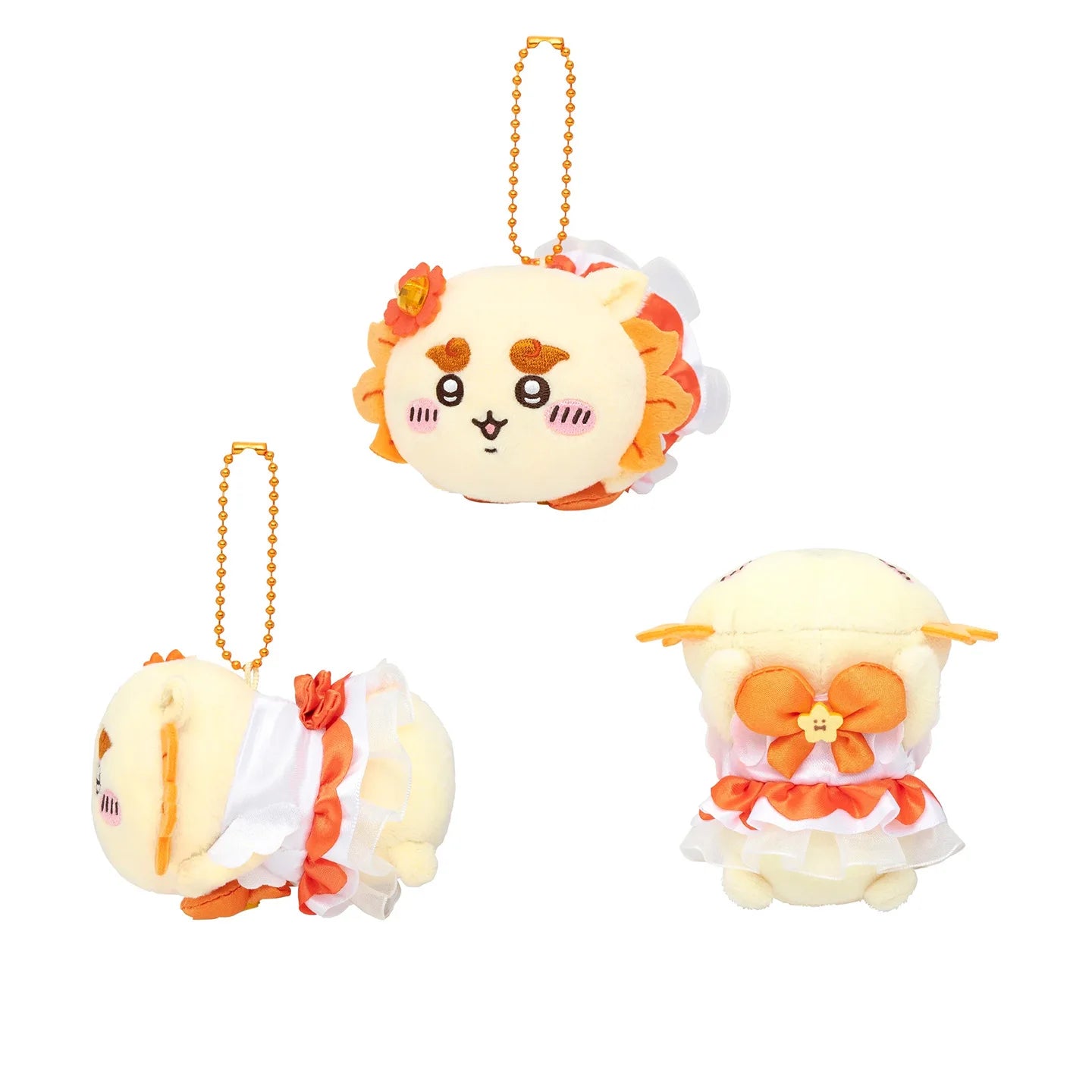 Cute Self-deprecating Bear Magic Girl Palm Position Series Plush Doll Pendant 2025 Popular Cartoon Doll Bag Hanging Keychain