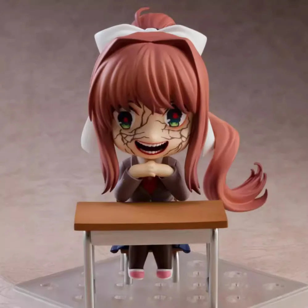 10cm Doki Doki Literature Club Monika 1817# 1817 Action figure toys collection doll Christmas gift with box