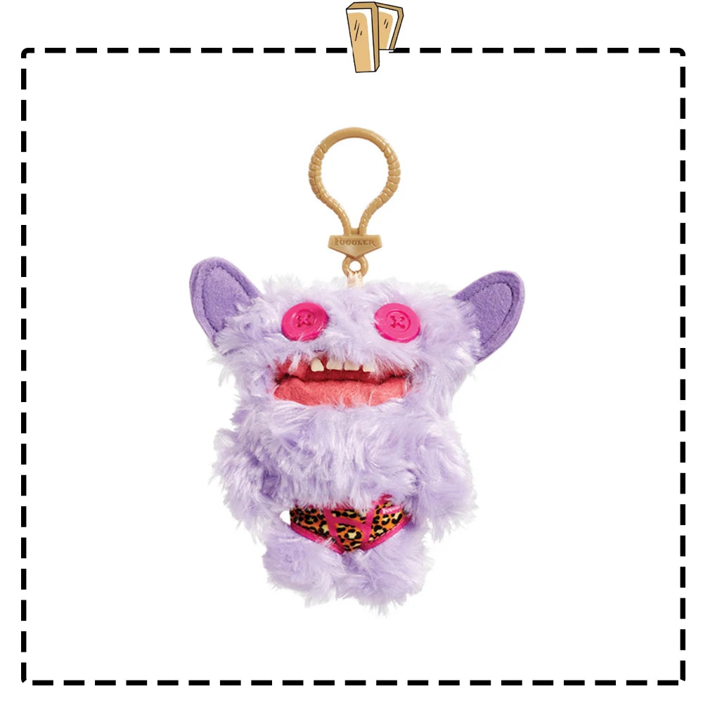 Fuggler Funny Ugly Monster Original Plush Doll Teeth Monster Pendant Keychain Stuffed Cartoon 9.5-14CM Peluche Toy Gift