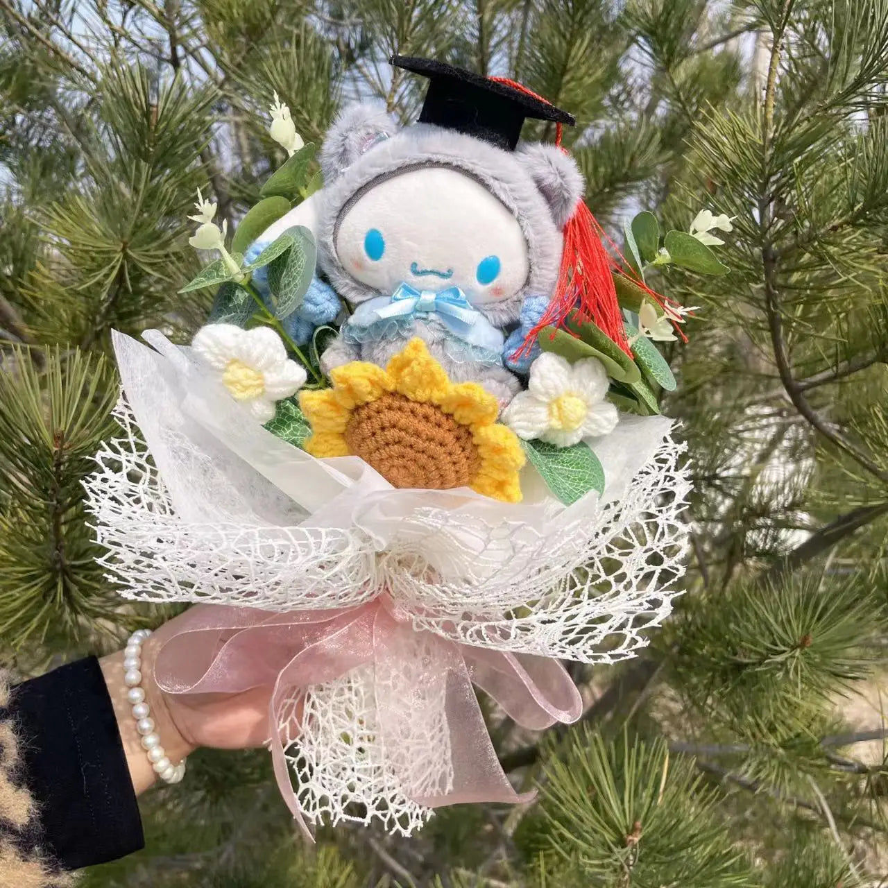 Cartoon Anime Series Plush Kids Toys Graduation Bouquet Children's Day Valentine's Day Birthday Christmas Graduation Gifts