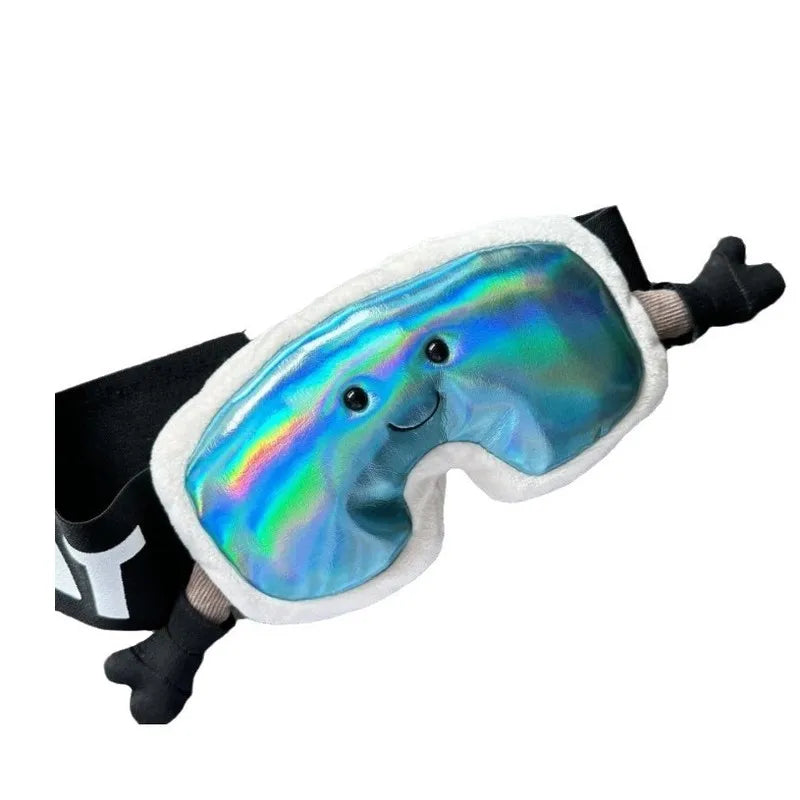 Jelly Cat 11cm Ski Goggles Sports Cute Plush Dolls Can Wear Ski Goggles Cat And Dog Headgear Interactive Plush Toy Pet Gifts