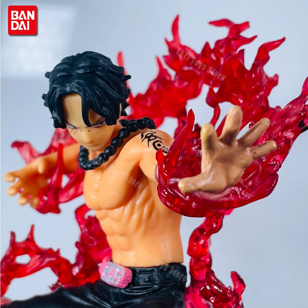 One Piece Anime Figure Fire Fist Luffy Ace Sanji Battle Model Dolls PVC sabo Action Figurine Zoro Ghost Three-Knife Toys