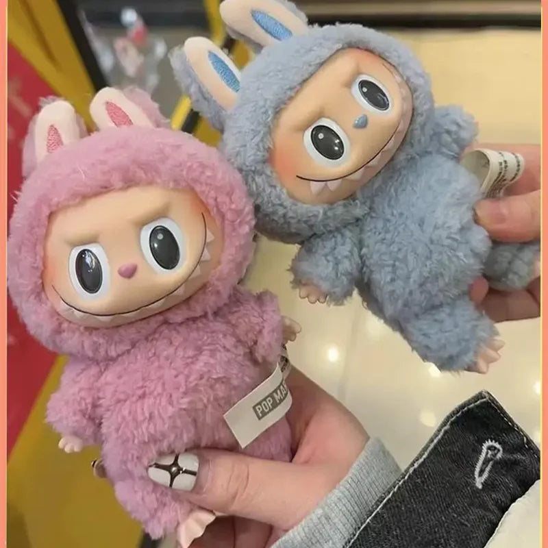 Labubu The Monster Vinyl Face Doll Heart Moving Macaron Doll Blind Box Blind Bag Figure Guessing Bag China High Quality Replica