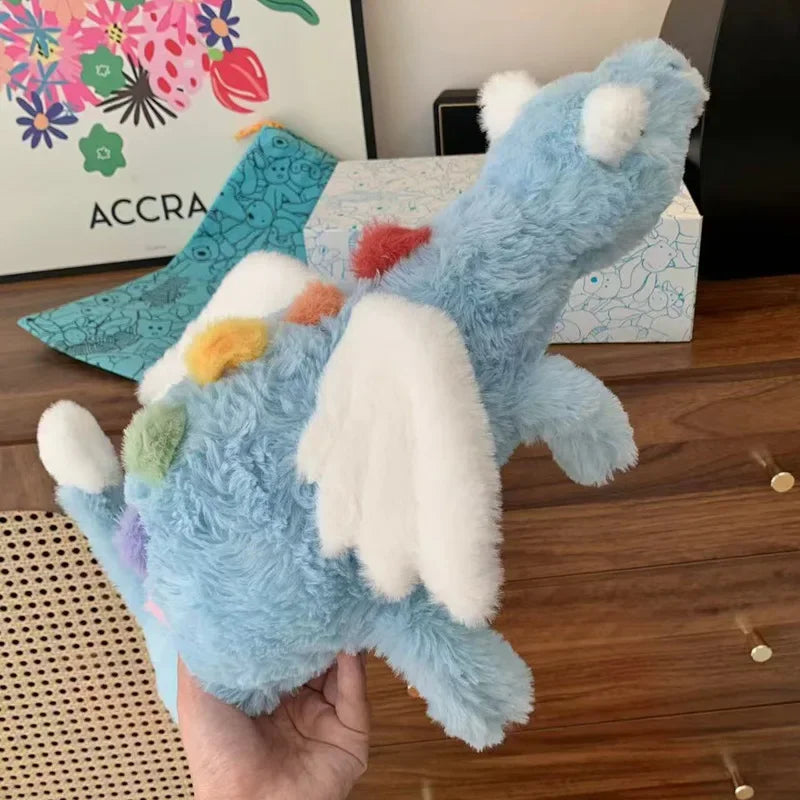 Jellycat With Tags Jellycat Feilong Series Plush Toy Sky Blue Snow Dragon Throw Pillow Doll Stuffed Holiday Birthday Gift To