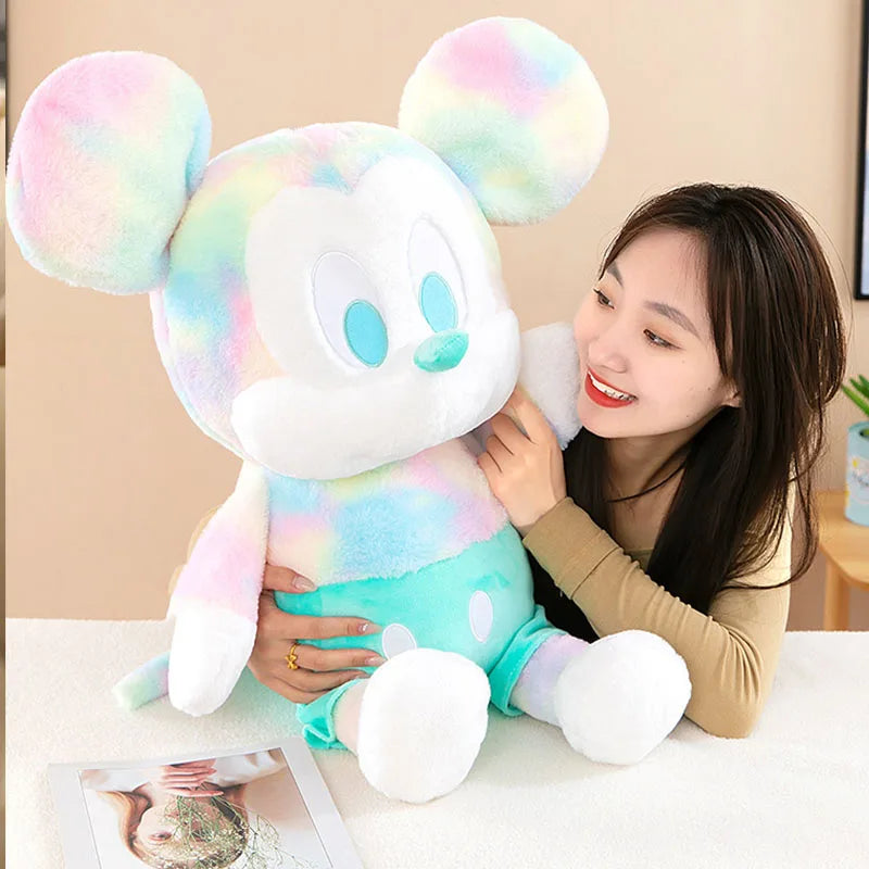 Disney Plush Stuffed Doll Cute Mickey Minnie Kawaii Children's Gift Soft Pillow Girl Birthday Gift Room Decoration