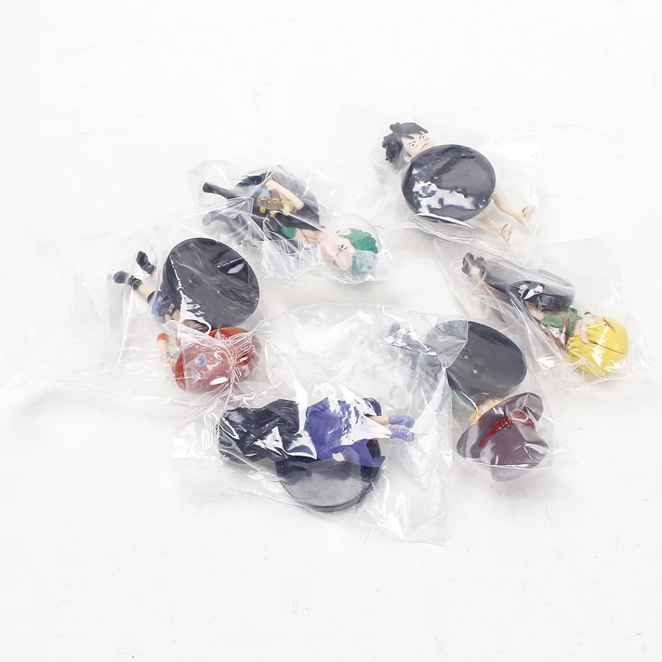 6pcs/set Anime One Piece Action Figure PVC Luffy Action Collectible Model Decorations Doll Children Toys For Christmas Gift