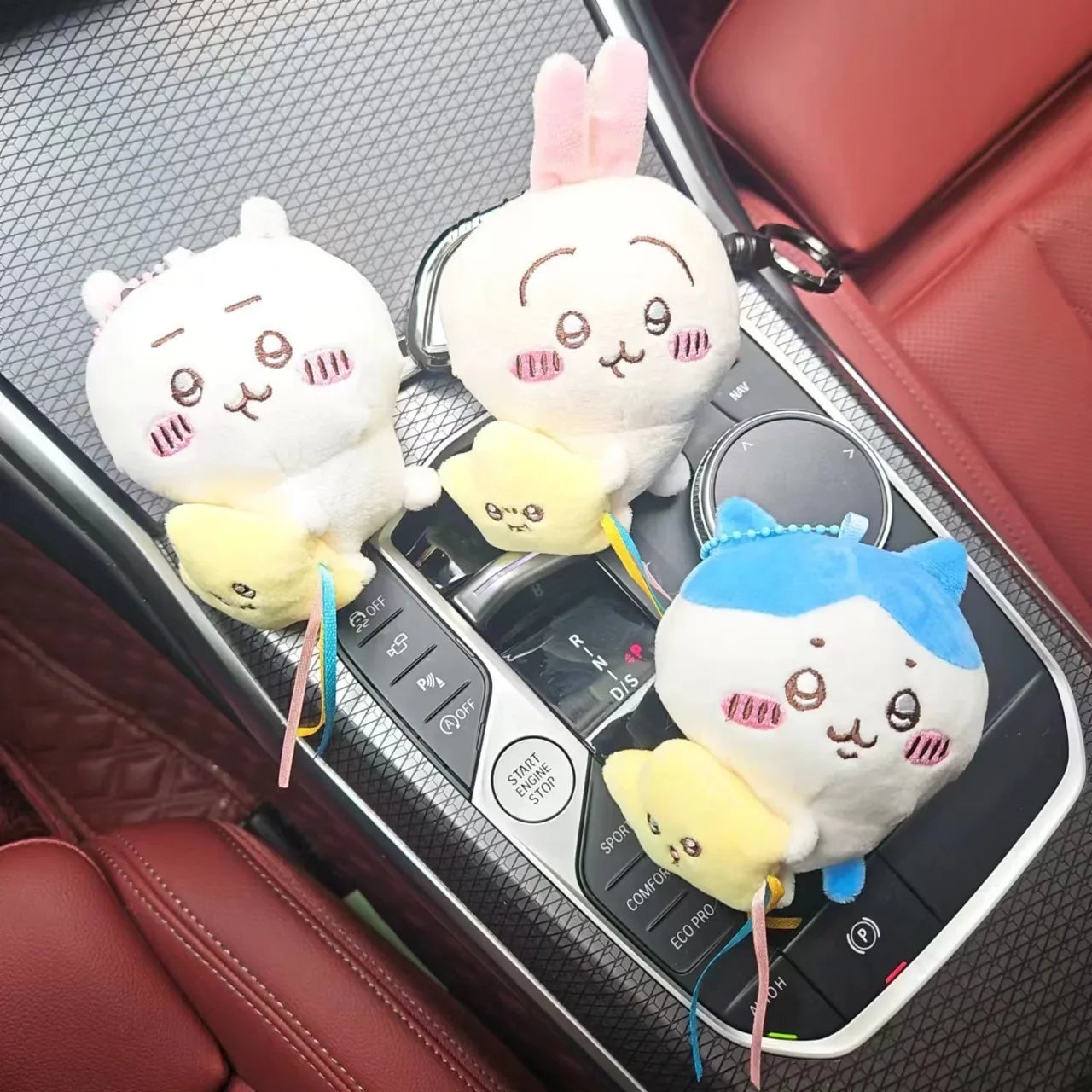 Chiikawa Plush Doll Pendant Star Hugging Series Hachiware USAGI Cute Cartoon Keychain Hanging Keychain Plush Doll Accessories