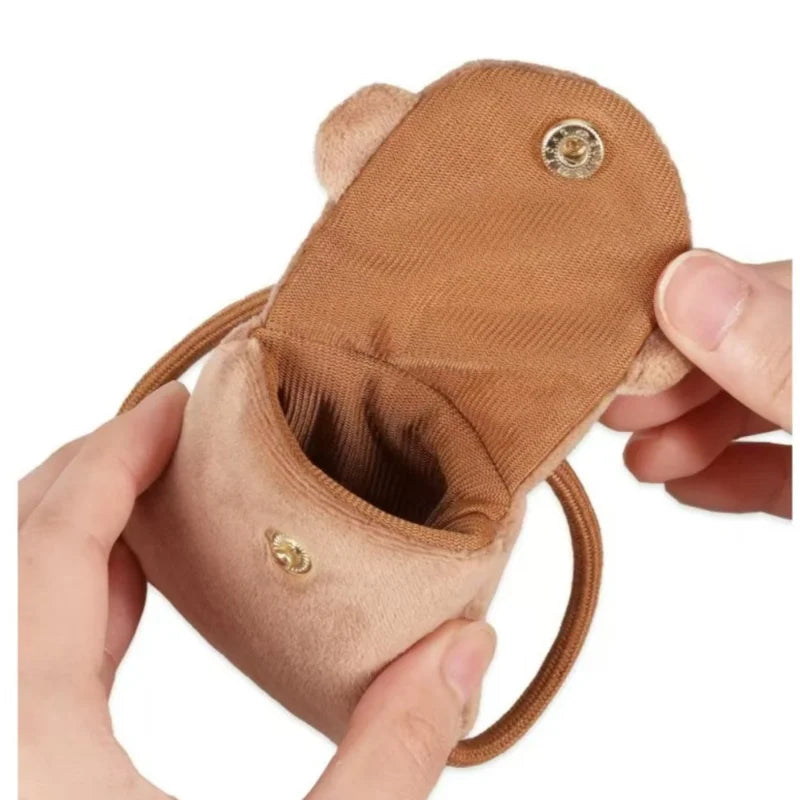 kawaii Miffy Boris Embroidered Headphone Bag Storage Bag Coin Purse Schoolbag Pendant Miffy Mini Styling Bag