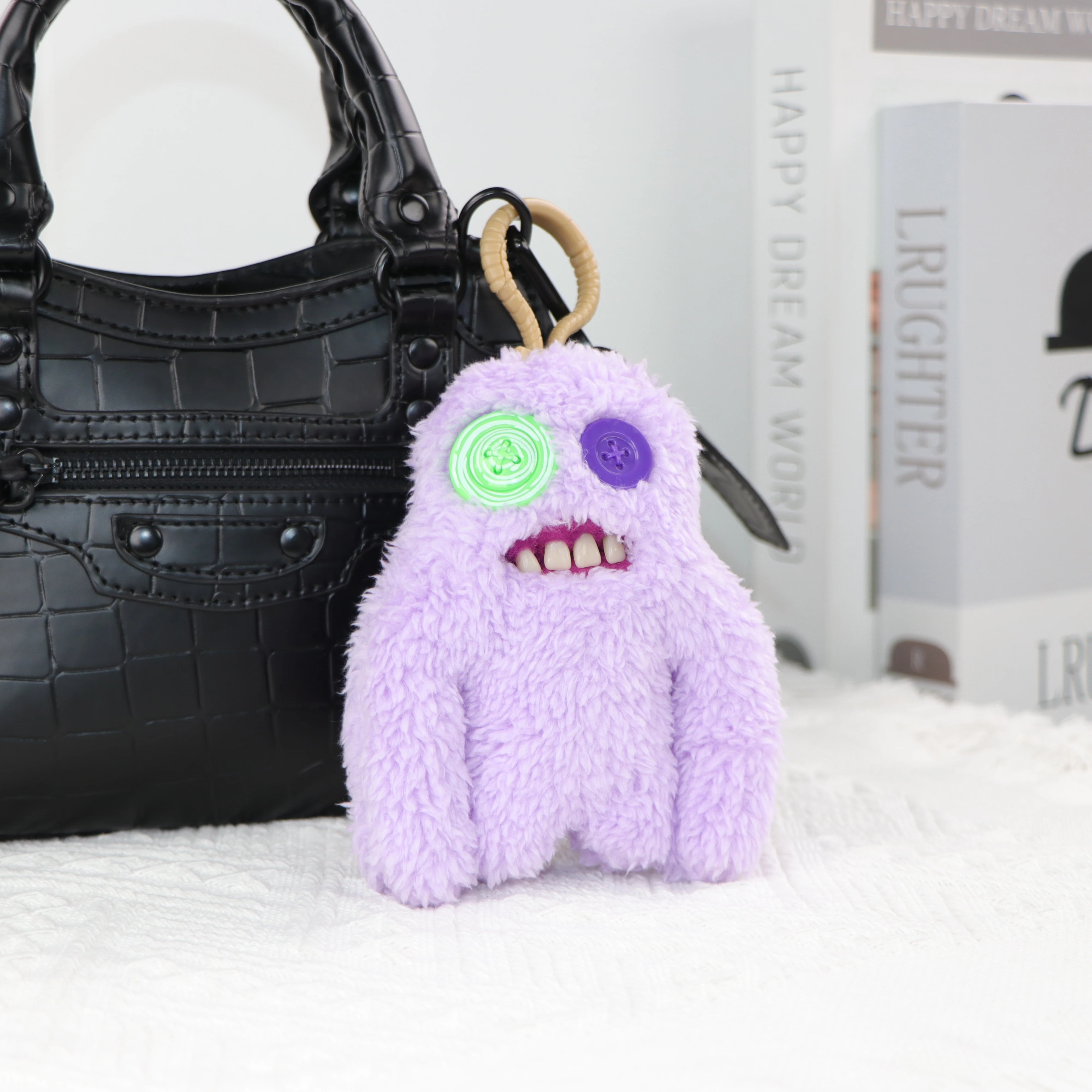 Fuggler Funny Ugly Monster Original Plush Doll Teeth Monster Pendant Keychain Stuffed Cartoon 9.5-14CM Peluche Toy Gift