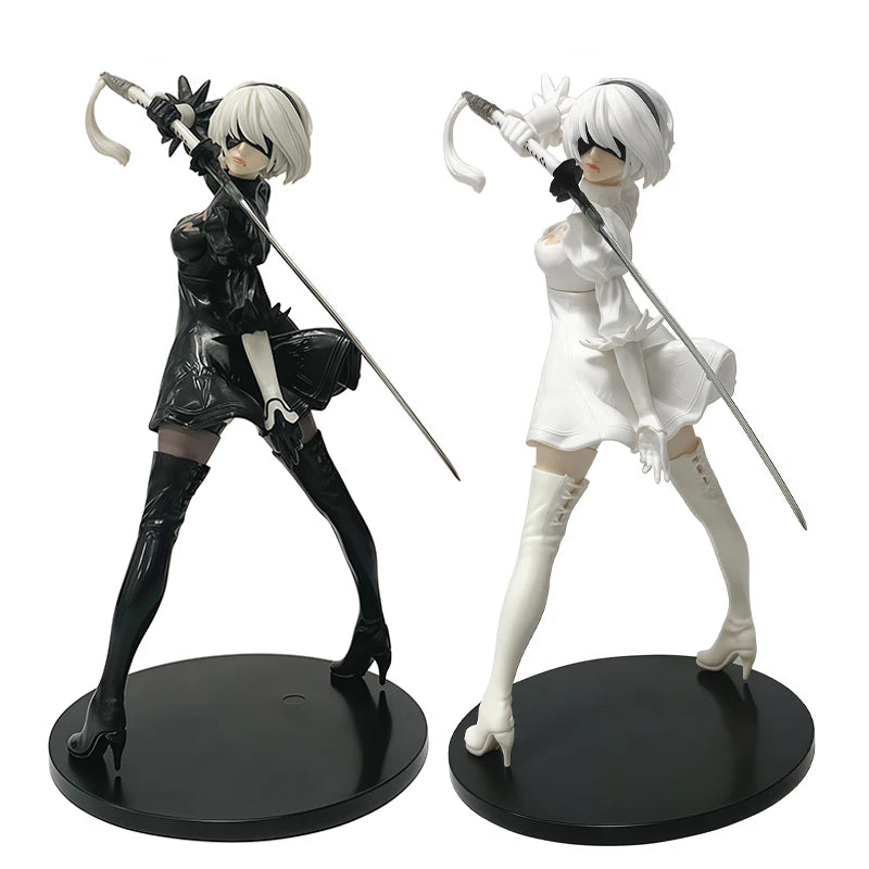 18cm NieR:Automata Ver1.1a YoRHa No.2 Type B Anime Girl Figure NieR Automata YoRHa No.9 Type 9S/2B Action Figure Model Doll Toys