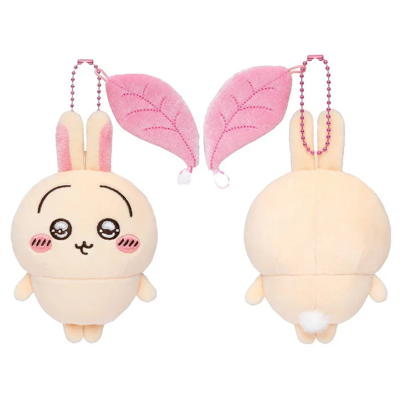 Rabbit Usagis Cheering Series Plush Doll Pendant Self-deprecating Bear Popular Cartoon Toy Keychain Bag Ornament Birthday Gift