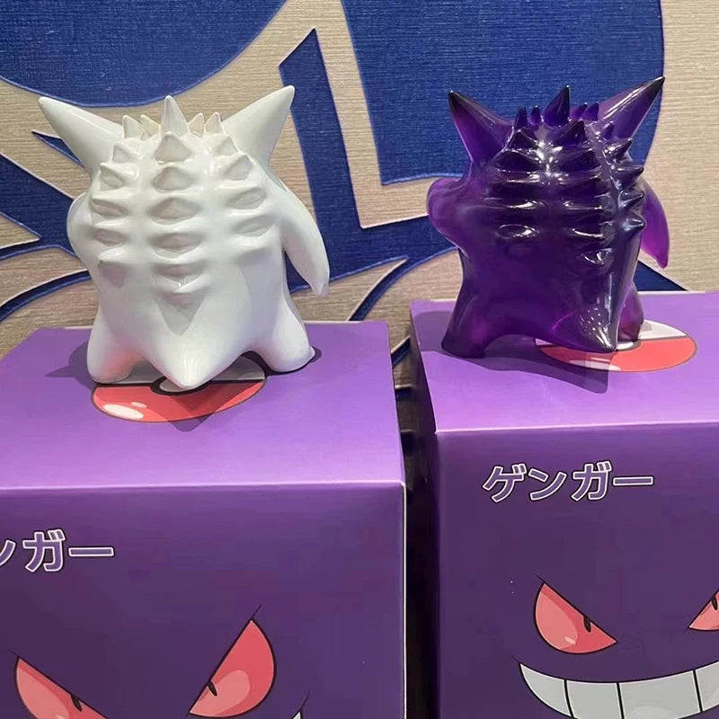 9cm Pokemon Anime Figures Gk Gengar Action Figure Transparent Gengar Cute Figurine PVC Model Doll Room Decoration Toy Boy Gifts