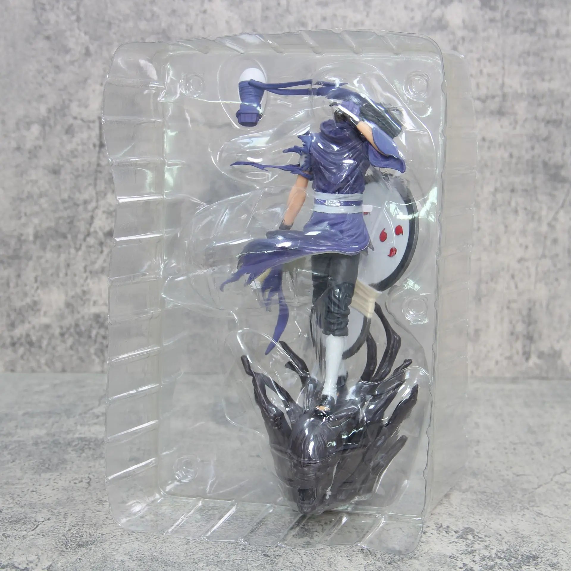 27cm Naruto Anime Figures Gk Ten Year Ninja Uchiha Obito Akatsuki Double Head Interchange Model Action Doll Collectable Boy Toys