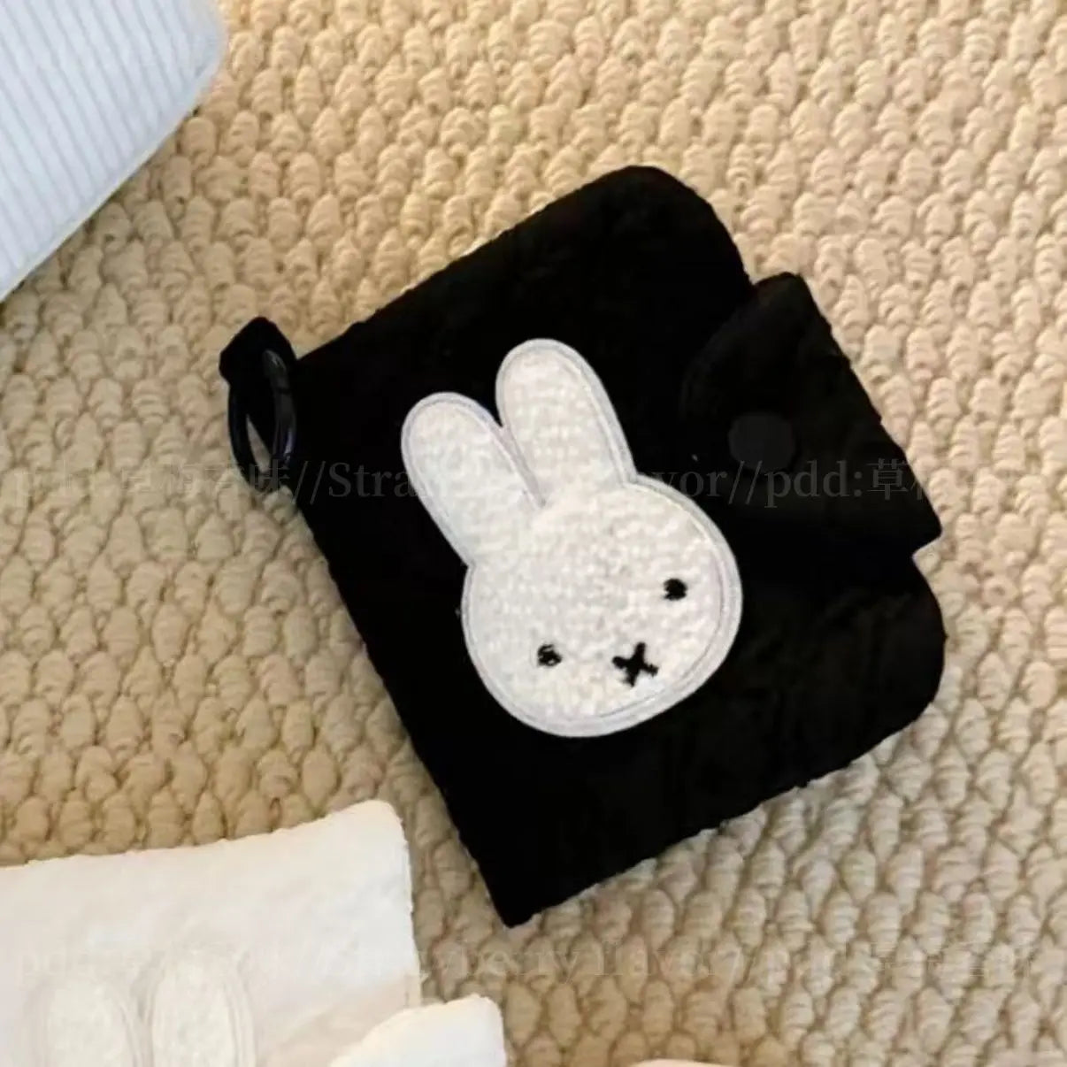 Kawaii Miffy Student ID Bag Portable Change Storage Bag Gift