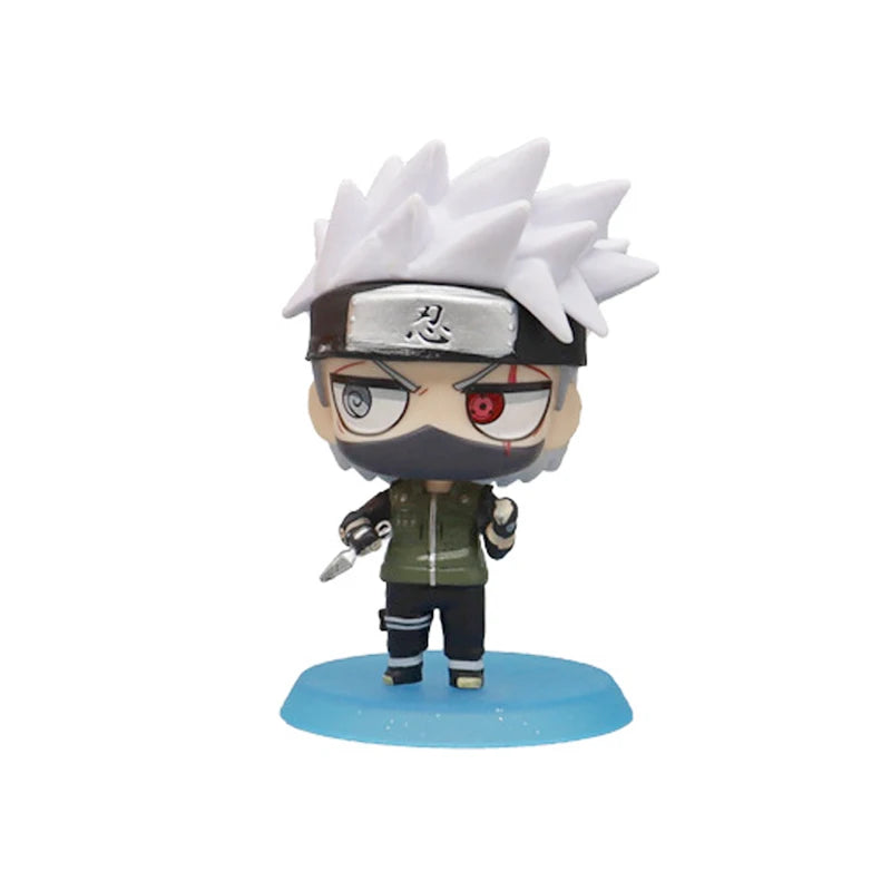 Anime Naruto Action Figure Naruto Sasuke Kakashi Itachi Model Toys Desktop Ornament Decoration Gift Boy Girl Figure Toy