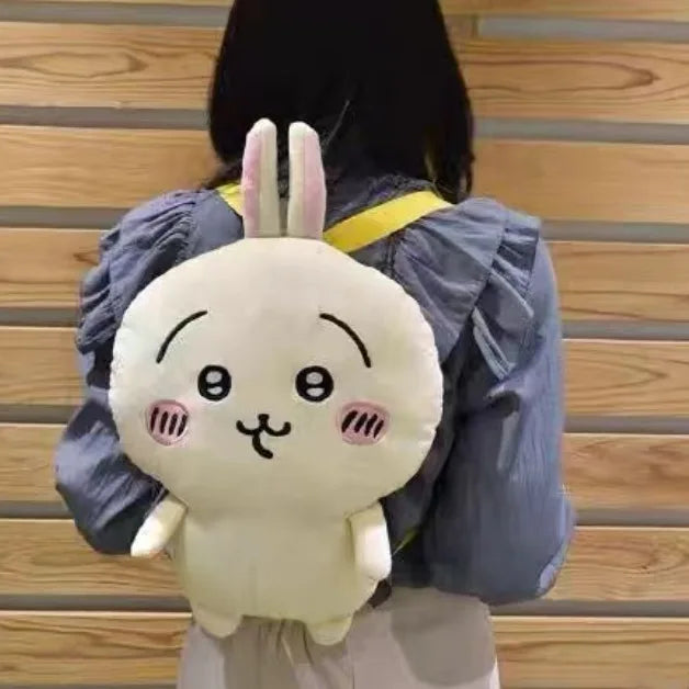 Backpack Doll Super Ins Cute Cartoon Bag Backpack Hachiware Usagi Soft Travel Portable Decoration Girls Gift