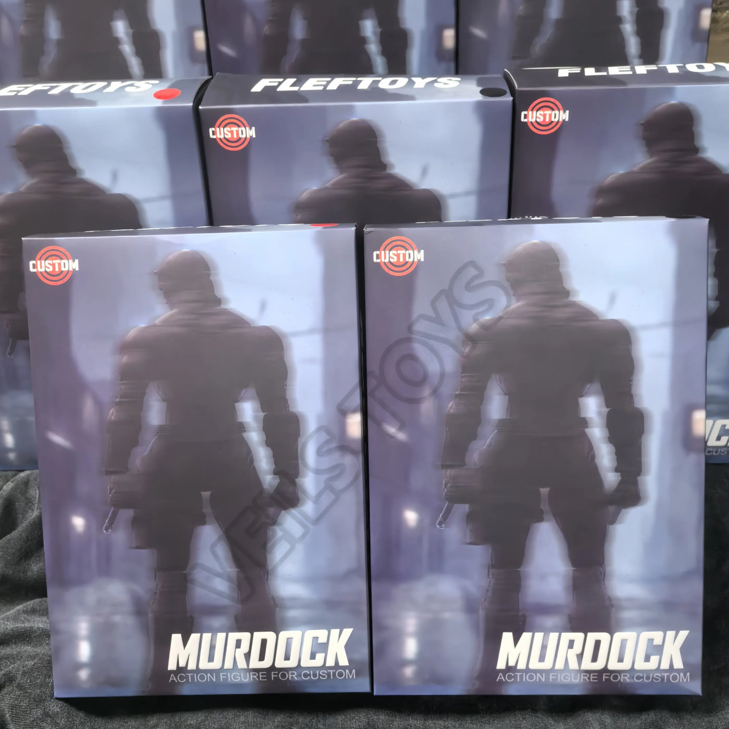 In Stock - FlefToys Marvel Daredevil Classic Red Shadowland Reborn Black 8