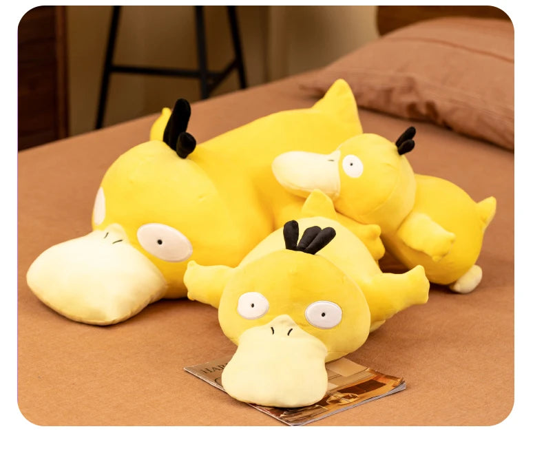 Pokemon Plush Stuffed Doll Psyduck Pillow Cute Cartoon Plush Toy Kawaii Doll Kids Birthday Gifts