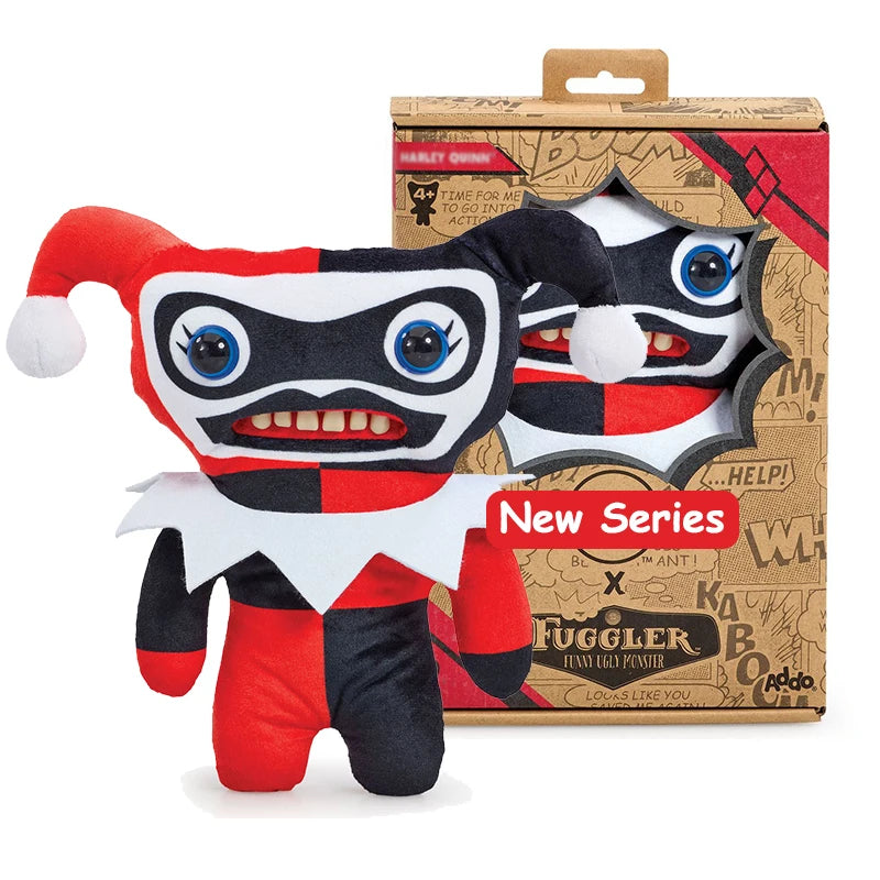 Fuggler Plush Ugly Monster Super Heroes X Fugglers Joker The Clown's Girl Stuffed Toy 22cm