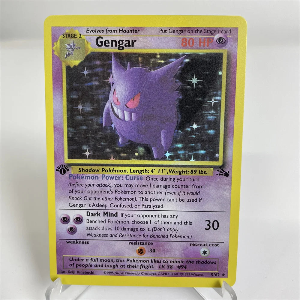 Holographic PKM Collection Cards PTCG Proxy Card Blue Core Paper Card Kids PKM Vaporeon/SnorlaxDragonite/Blastoise