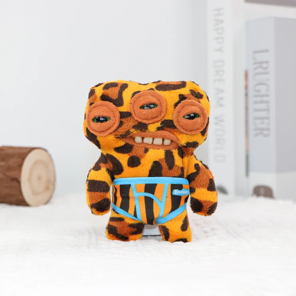 Fuggler Ugly Teeth Monsters Original Plush Toys Screamer Giggle Gaping Pranker Monster Keychain Punk Niche Fluffy Pendant Gift