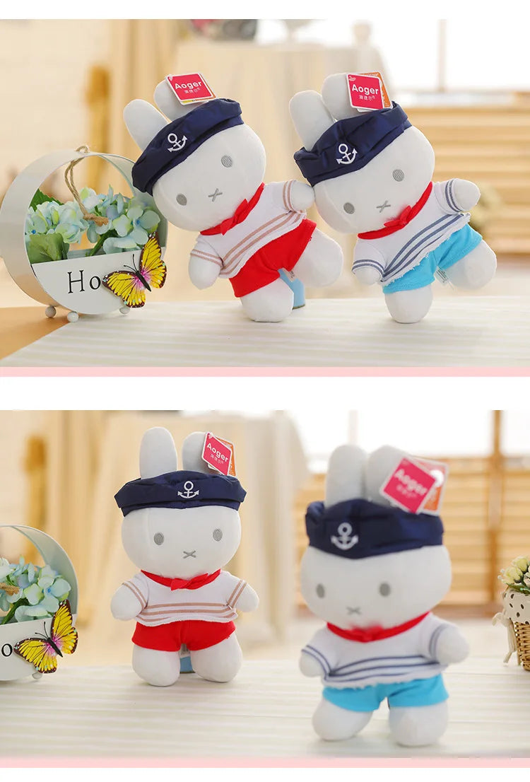 Anime Cartoon Miffy Rabbit Plush Toys Doll Grasping Machine Doll Girls Gift Accompany Comfort Lovely Ornaments Kawaii Super Soft