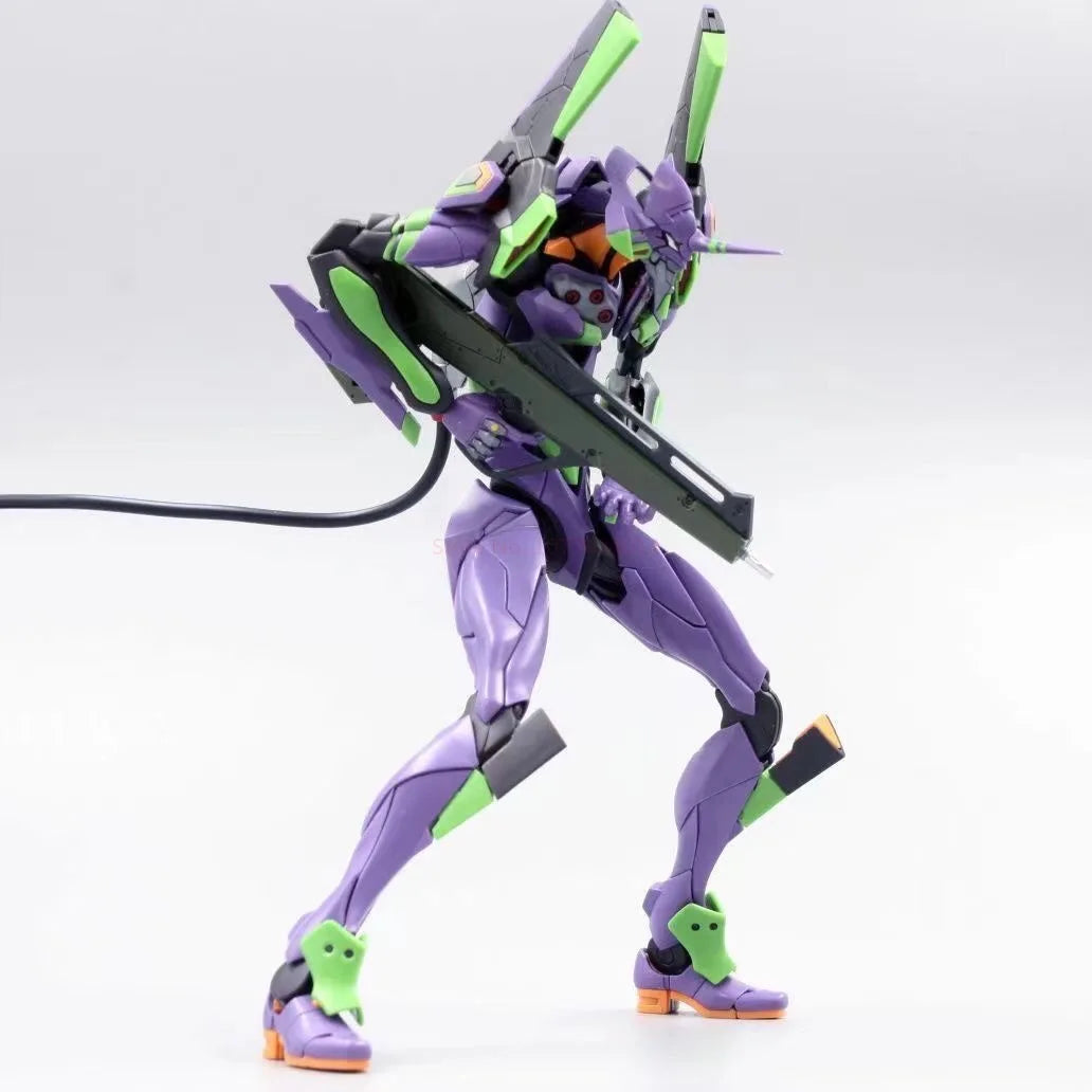 Rg Evan Gelion Model Kit 1:144 Evan Gelion Anime Action Figures Collectble Eva 01 Assembly Kit Mobile Suit Mecha Kits Toy Gift