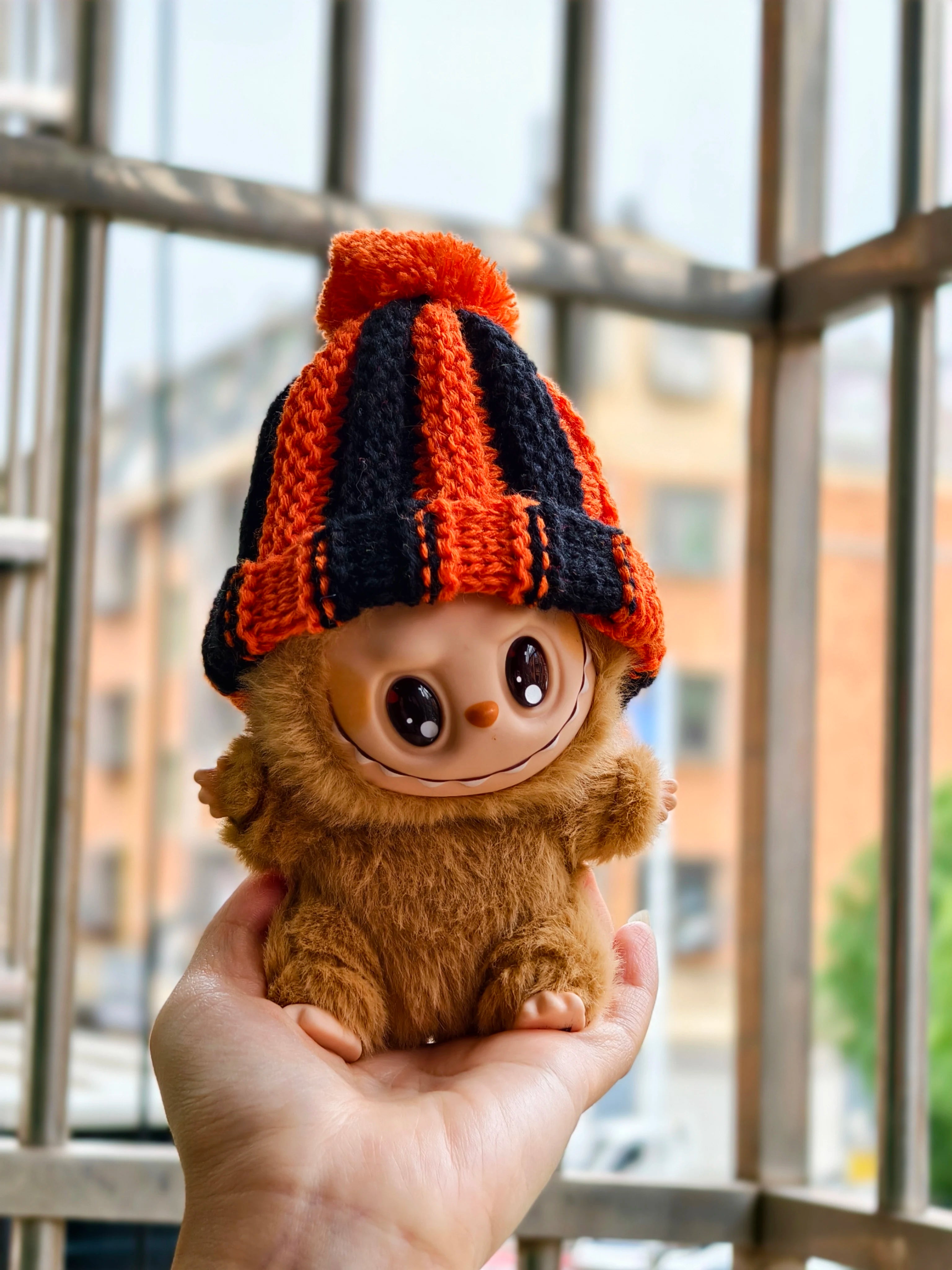 17cm Labubu I II Idol Dolls Scarf Hat Suits Clothing Plush Doll'S Clothes Outfit Accessories For Korea Kpop Exo Sitting Party